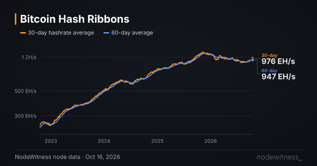 Chart preview: Hash Ribbons
