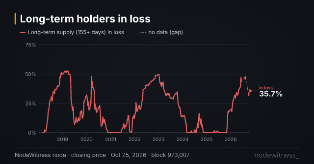 Chart preview: Long-term holders in loss